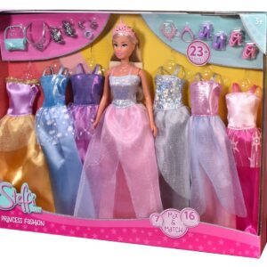 Steffi Love Set Garderoba Cu 7 Rochii Si Accesorii