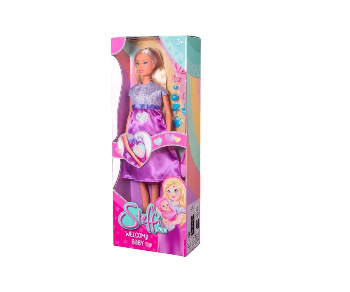 Steffi Love Set Papusa Steffi Insarcinata Cu Accesorii