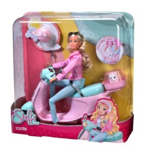 Steffi Love Set Papusa Steffi Pe Scuter Cu Accesorii