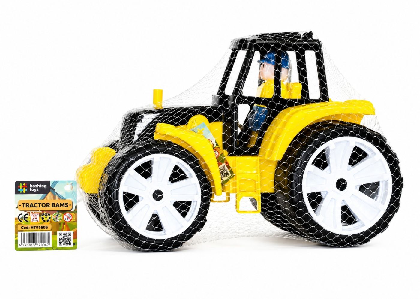 Tractor Bams 0 Negru Galben