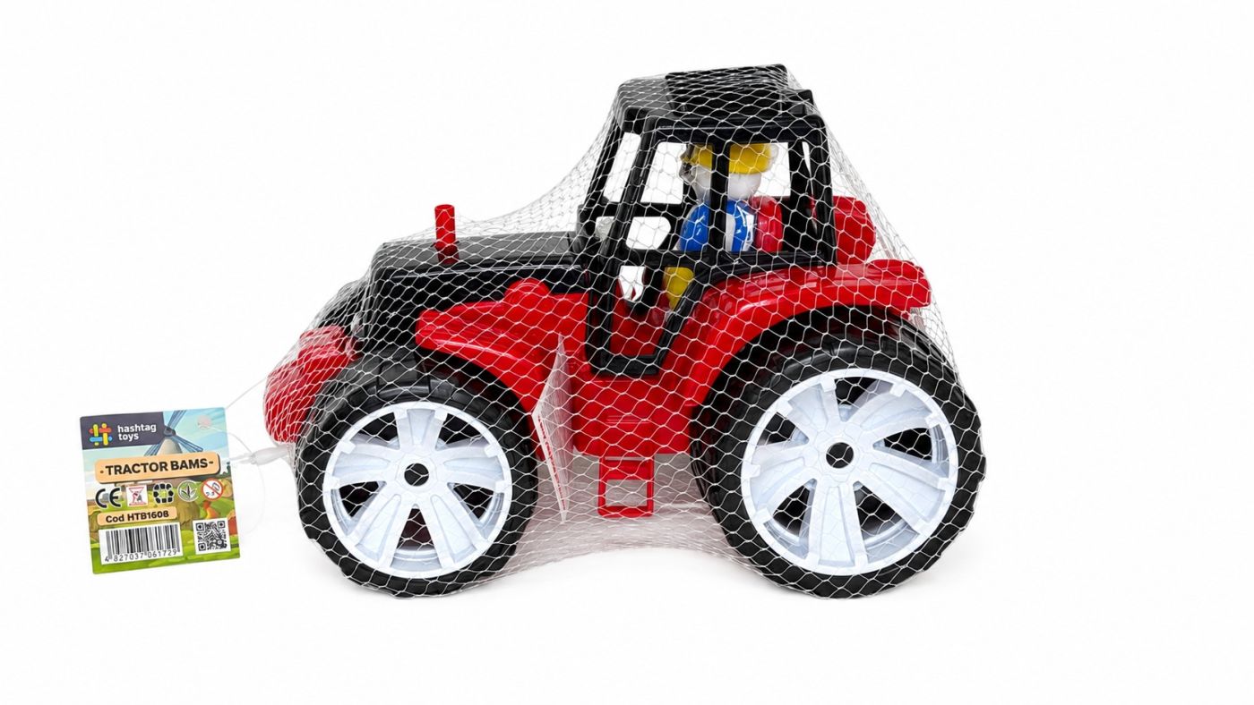 Tractor Bams 0 Negru Rosu