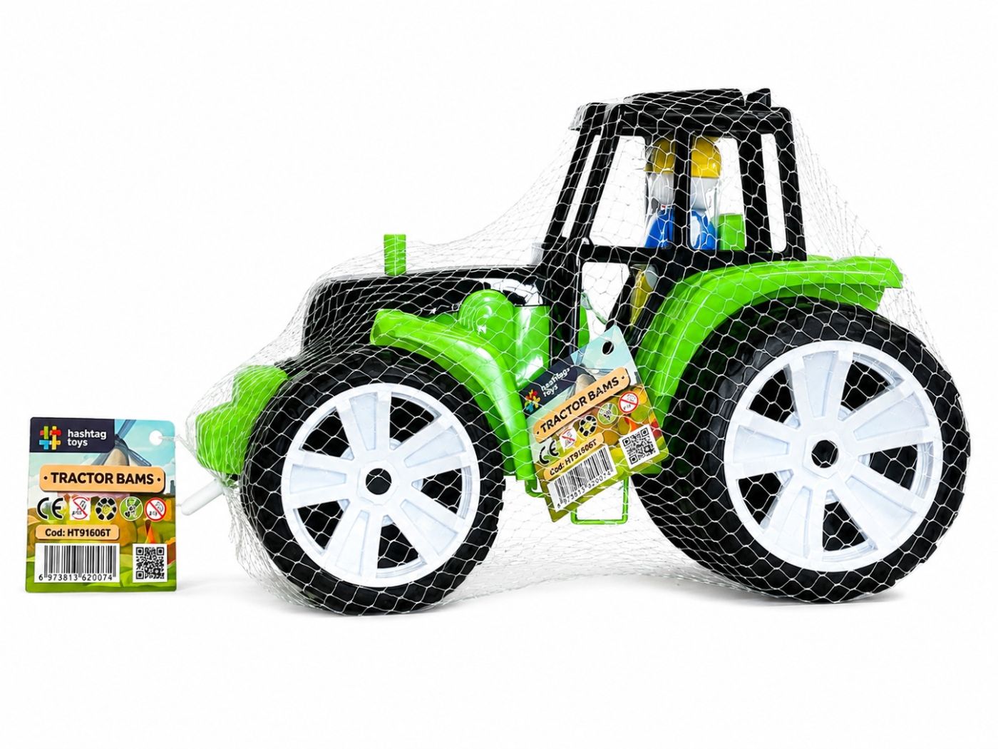 Tractor Bams 0 Negru Verde