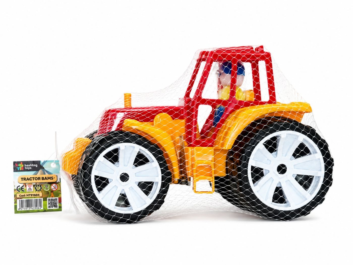 Tractor Bams 0 Rosu Portocaliu