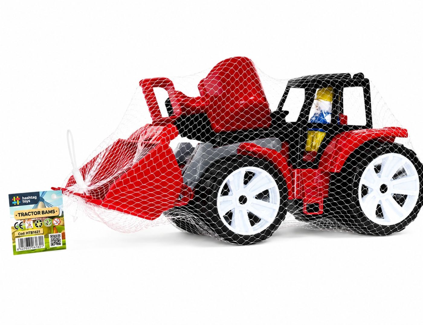 Tractor Bams 2 Cu 2 Cupe Negru Rosu