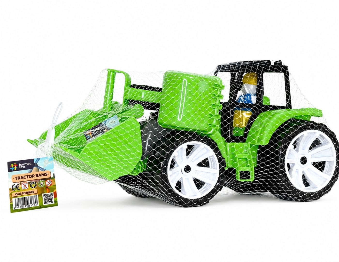 Tractor Bams 2 Cu 2 Cupe Negru Verde
