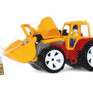 Tractor Bams 2 Cu 2 Cupe Portocaliu Rosu
