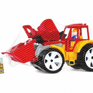 Tractor Bams 2 Cu 2 Cupe Rosu Portocaliu