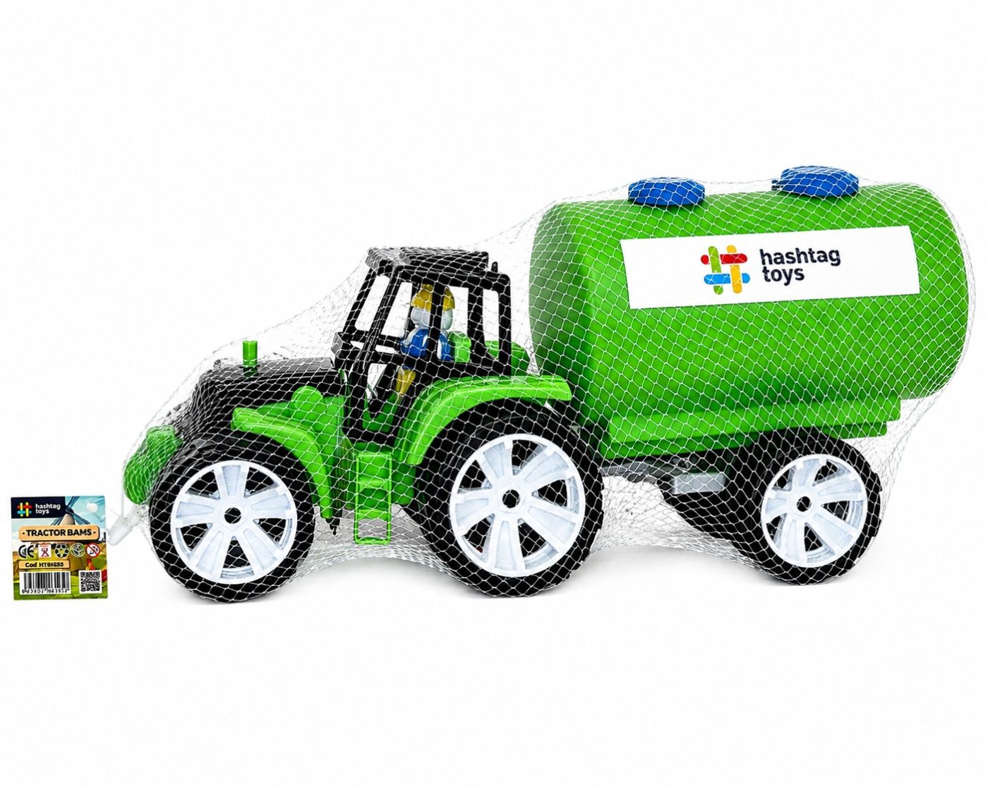 Tractor Cu Cisterna Negru Verde