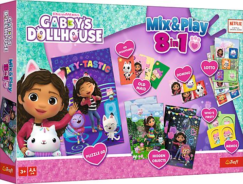 Trefl Gabbys Dollhouse Joc 8IN1