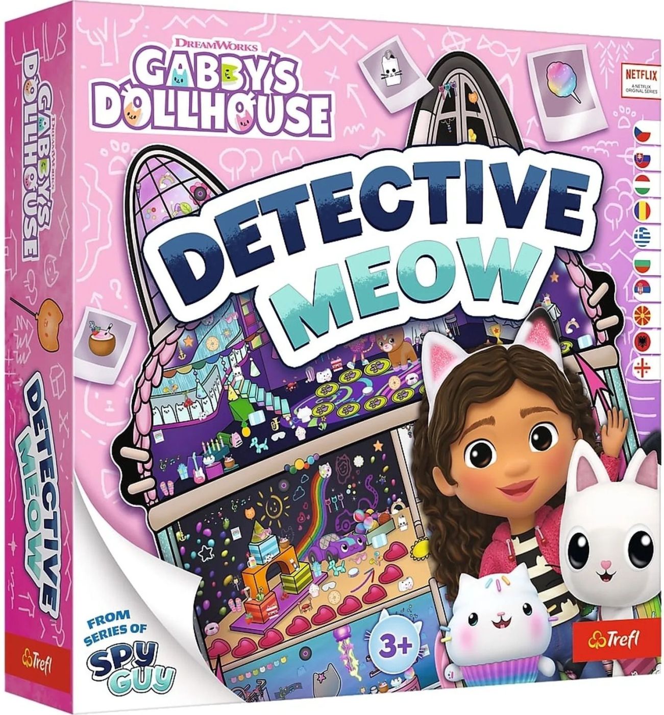 Trefl Gabbys Dollhouse Joc De Societate Detectivul Meow