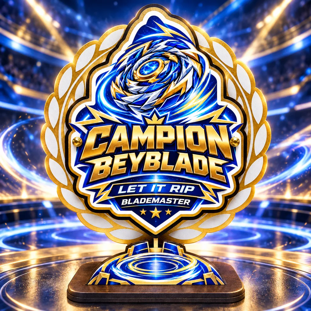 Trofeu personalizat Campion Beyblade