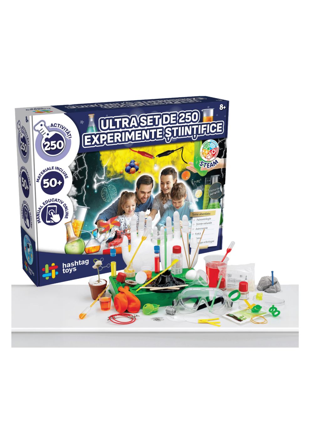 Ultra Set De 250 Experimente Stiintifice