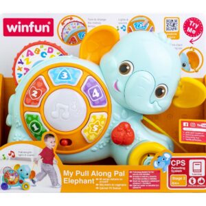 Winfun Jucarie De Tras Elefant Cu Sunete Si Lumini