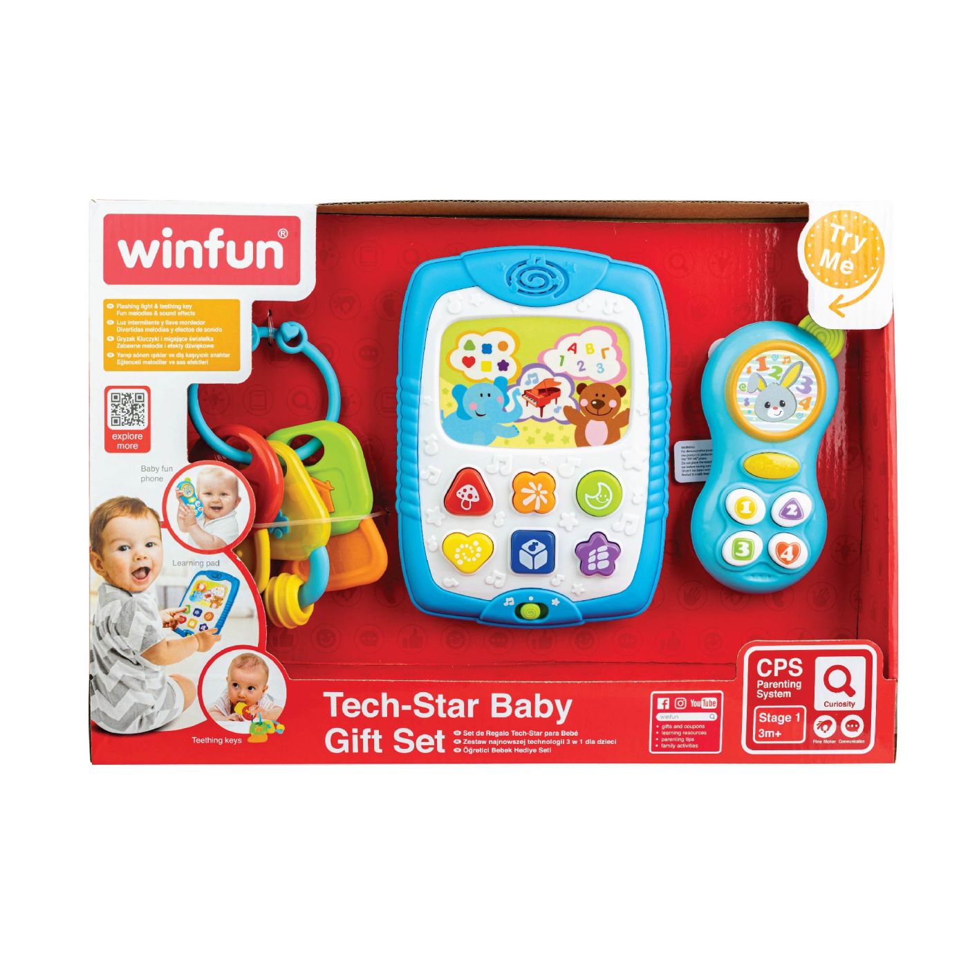 Winfun Set 3 Jucarii Pentru Bebelusi