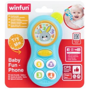 Winfun Telefon Pentru Bebelusi Albastru
