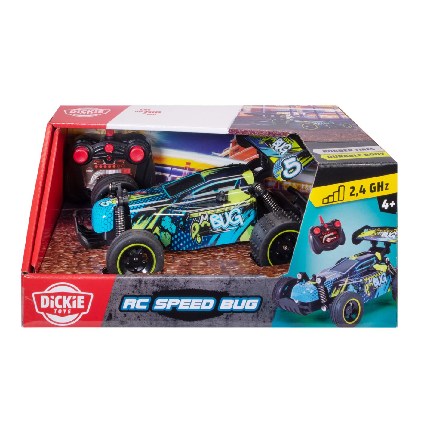 Dickie Toys Masinuta Speed Bug RC Cu Telecomanda 2.4GHz