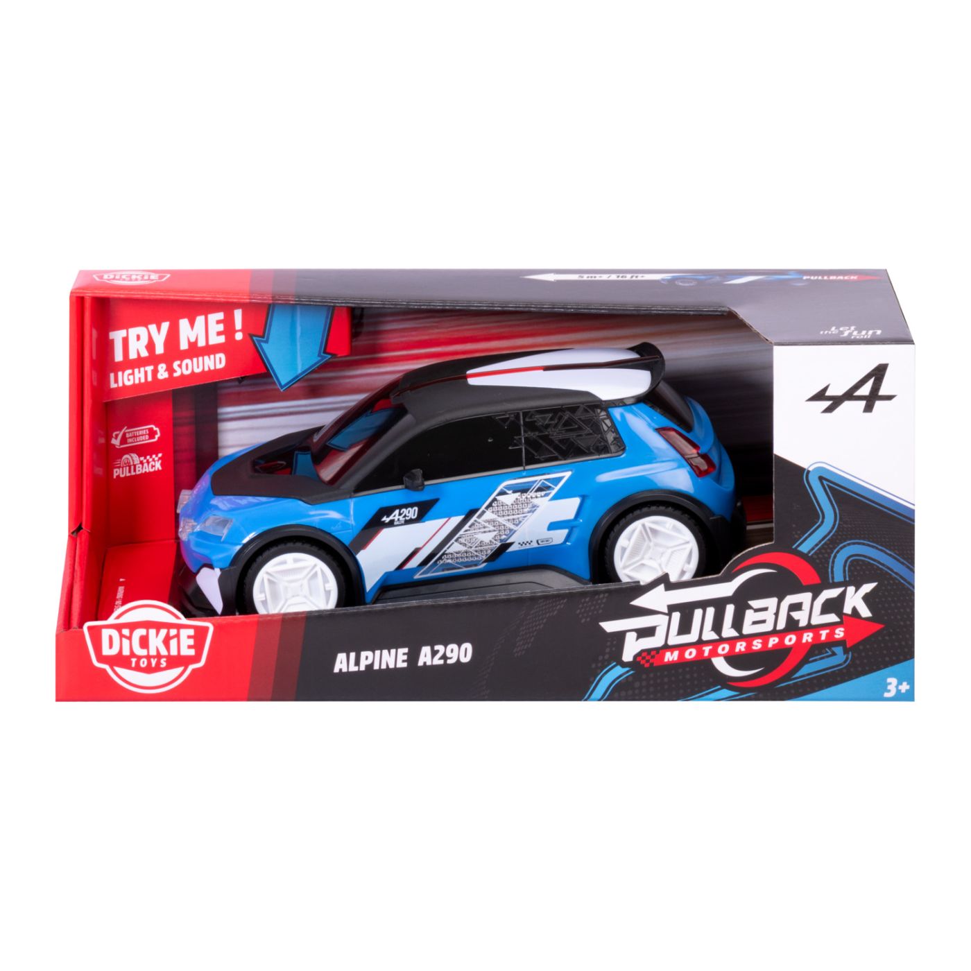 Dickie Toys Pull Back Motorsports Masina Alpine A 290 28CM