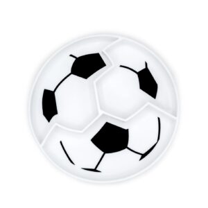Farfurie Silicon Fotbal Melii Black White ML17810