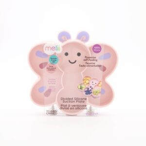 Farfurie Silicon Model Fluture Melii Pink ML19800