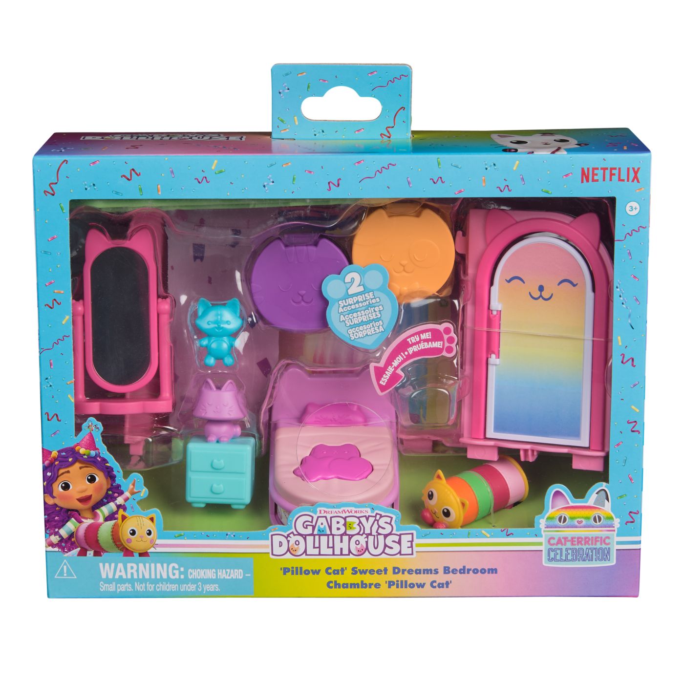 Gabbys Dollhouse Camera Deluxe Dormitorul Lui Pillow Cat