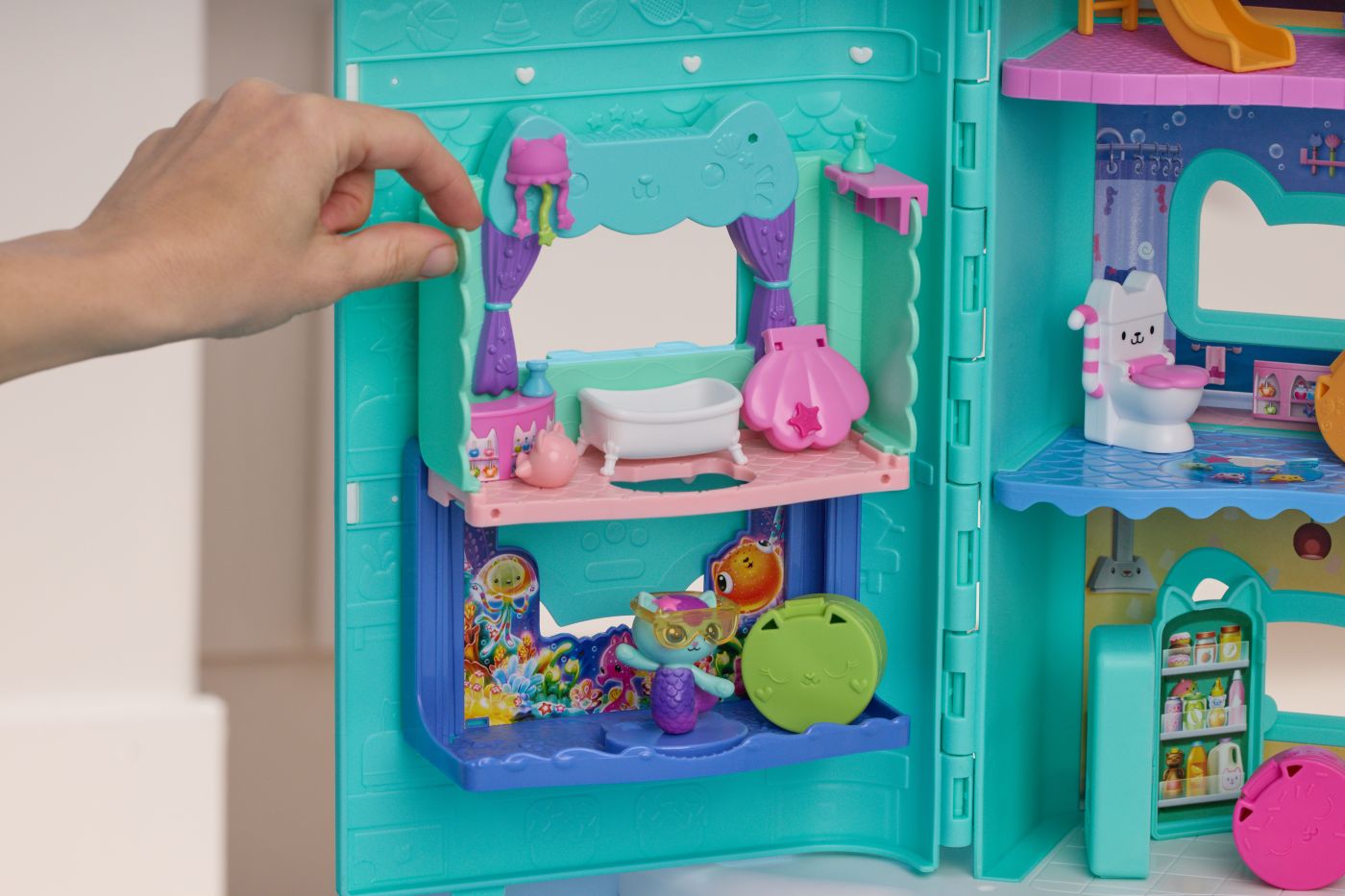 Gabbys Dollhouse Casa De Papusi A Lui Gabby Cu Figurine Si Accesorii