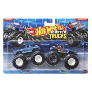 Hot Wheels Monster Truck Set 2 Masini Bigfoot Si B MTFYJ64_JLV74