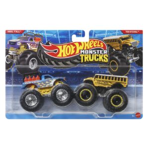 Hot Wheels Monster Truck Set 2 Masini Haul Yall Si MTFYJ64_JLV85