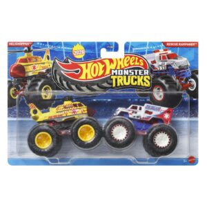 Hot Wheels Monster Truck Set 2 Masini Helichopper  MTFYJ64_JHY84