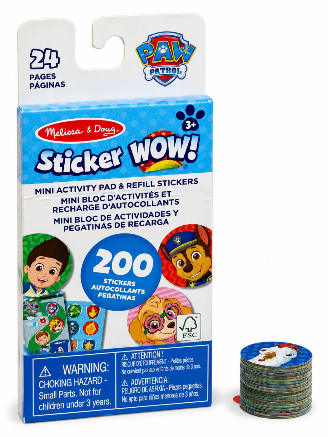 Melissa And Doug Sticker Wow Patrula Catelusilor Mini Set De Activitati Si Autocolante