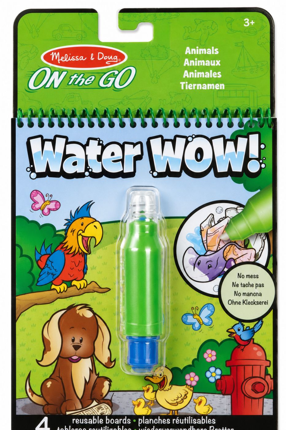 Melissa And Doug Water Wow Carte De Colorat Animale Cu Apa