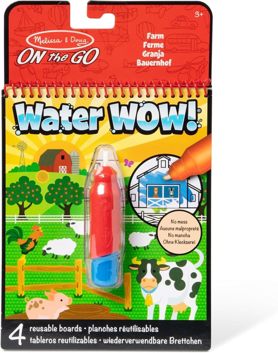 Melissa And Doug Water Wow Carte De Colorat Ferma