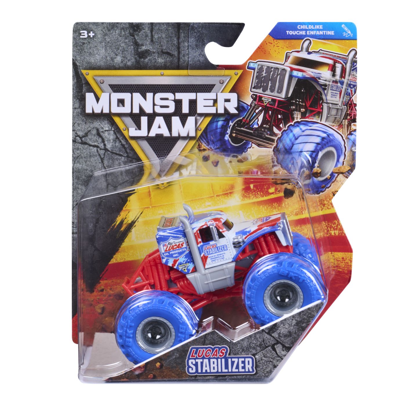 Monster Jam Childlike Masinuta Metalica Lucas Stabilizer Scara 1 La 64