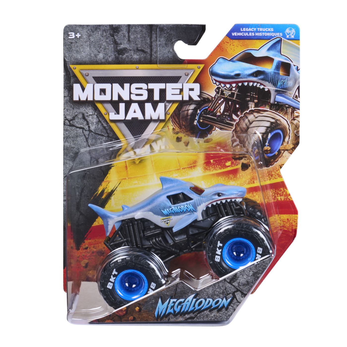 Monster Jam Legacy Trucks Masinuta Metalica Megalodon Scara 1 La 64