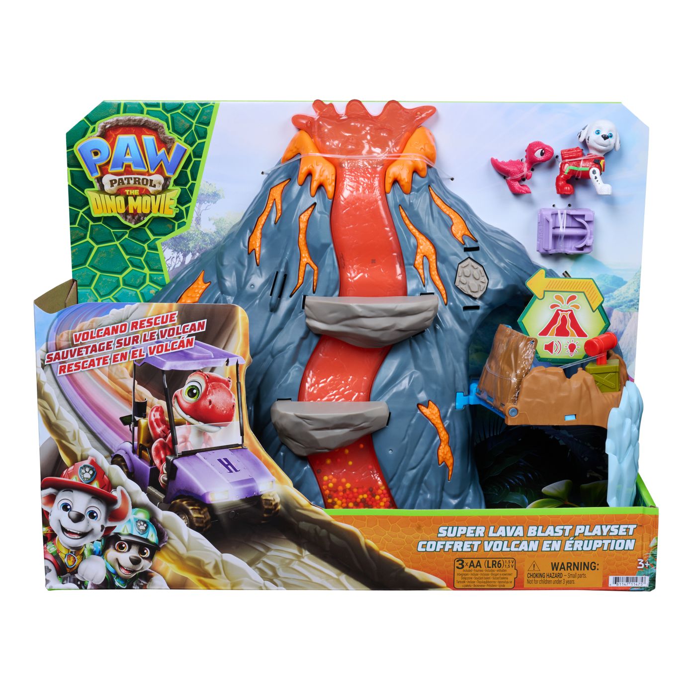 Patrula Catelusilor Filmul Cu Dinozauri Set Super Explozie De Lava