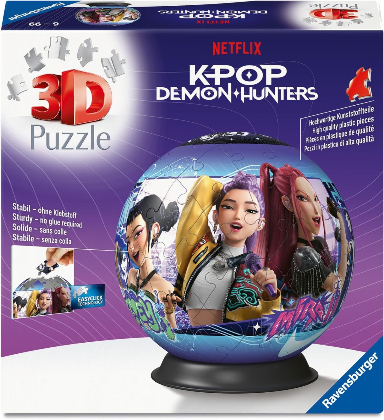 Puzzle 3D Glob K Pop Vanatori De Demoni