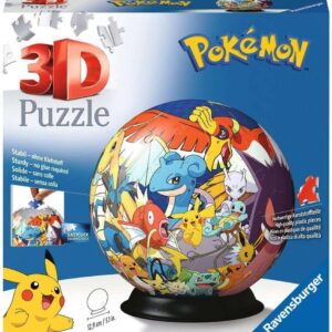 Puzzle 3d Glob Pokemon 73 Piese Rvs11785