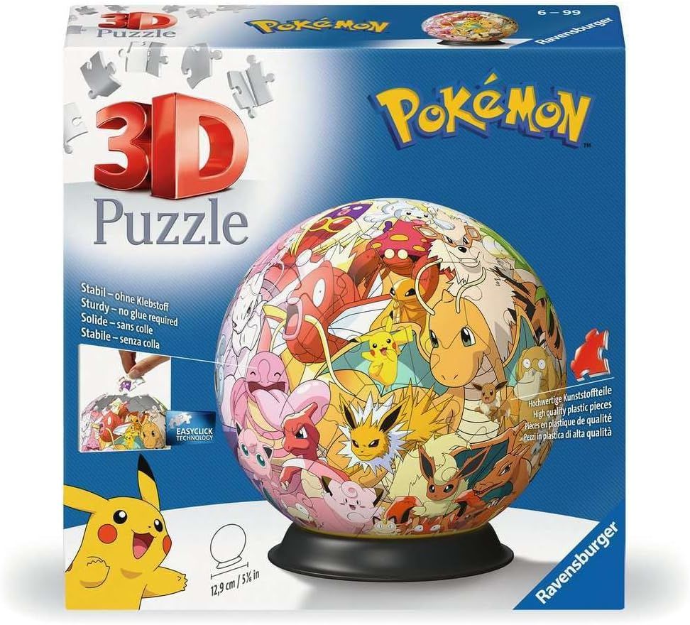Puzzle 3D Glob Pokemon