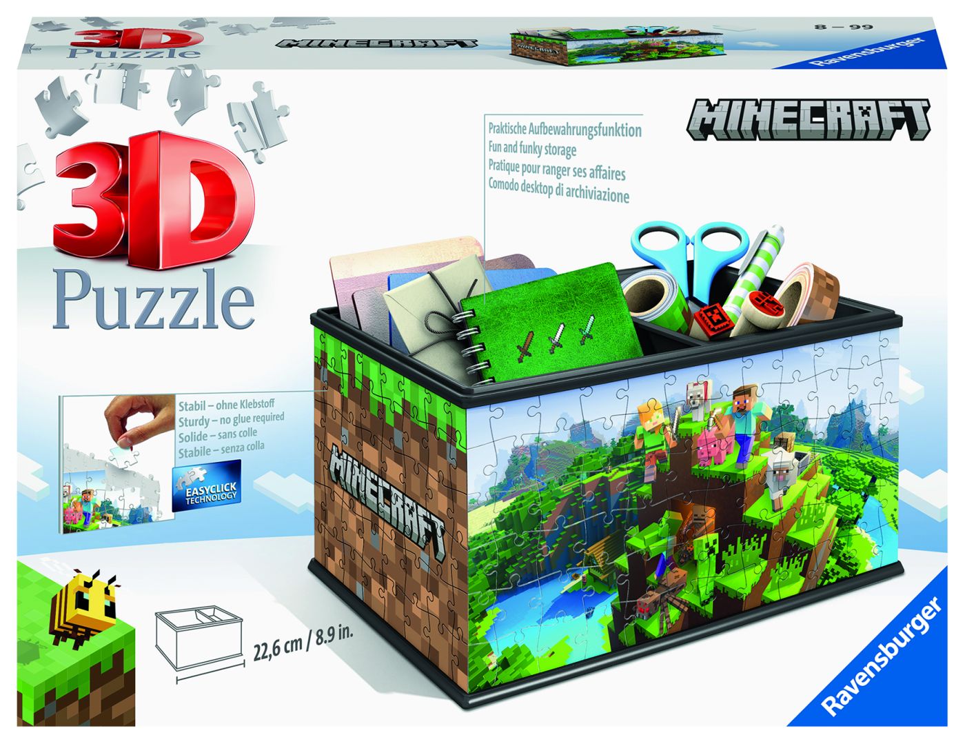Puzzle 3D Minecraft Cutie Depozitare