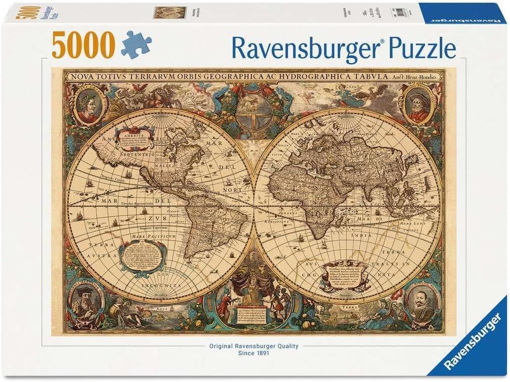 Puzzle Harta Antica A Lumii 5000