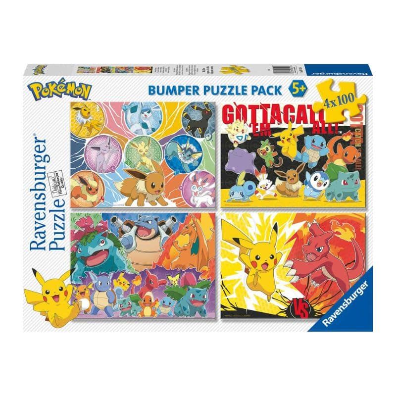 Puzzle Pokemon 4X100