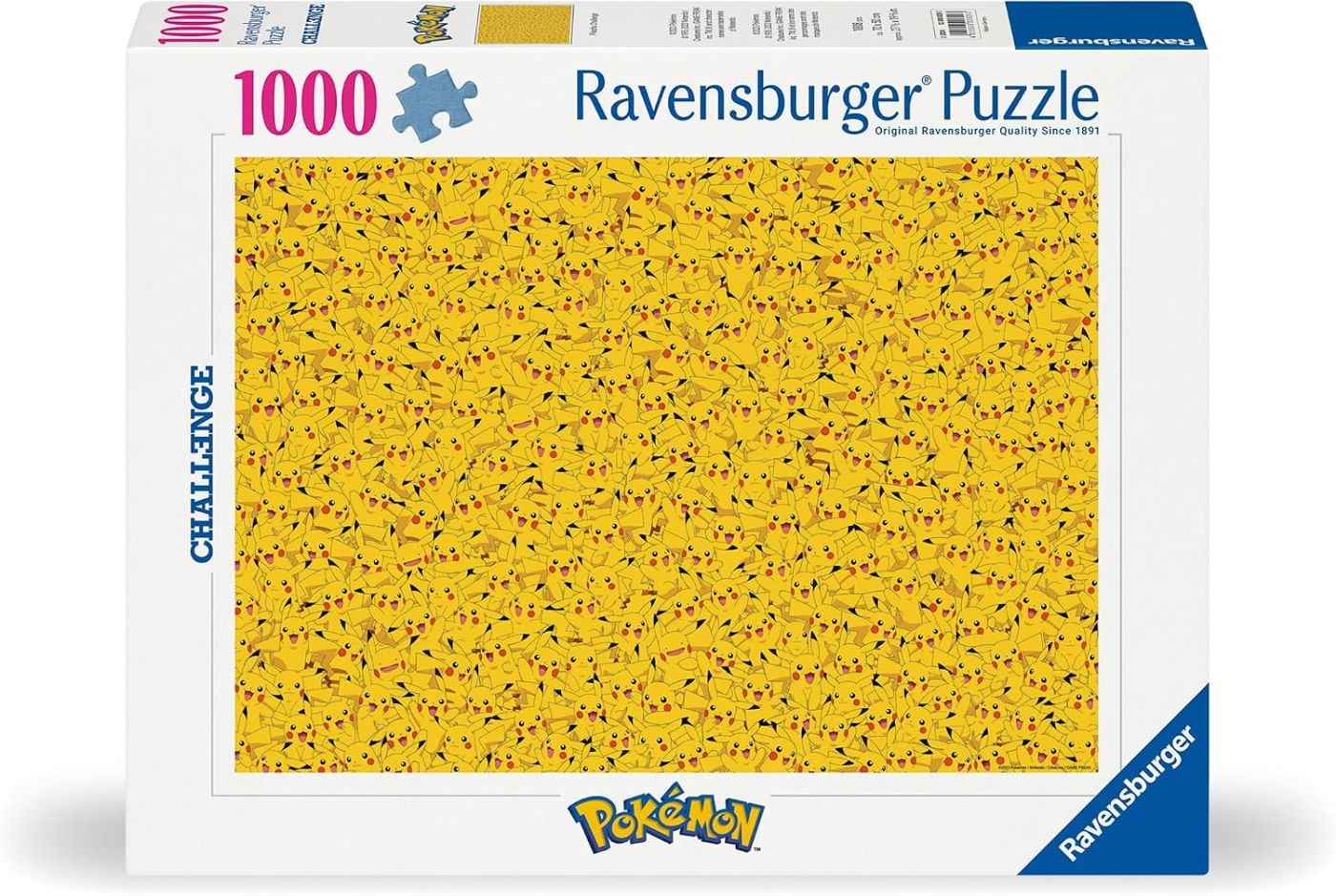 Puzzle Pokemon Pikachu Challenge 1000