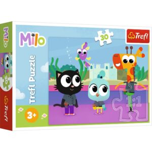 Puzzle Trefl 30 Planeta Milo Pisica Milo 18310