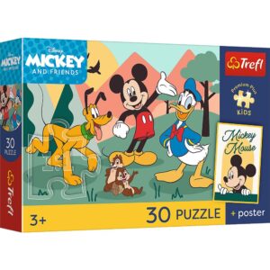 Puzzle Trefl 30 Premium Plus Kids Mickey Si Priete 18339