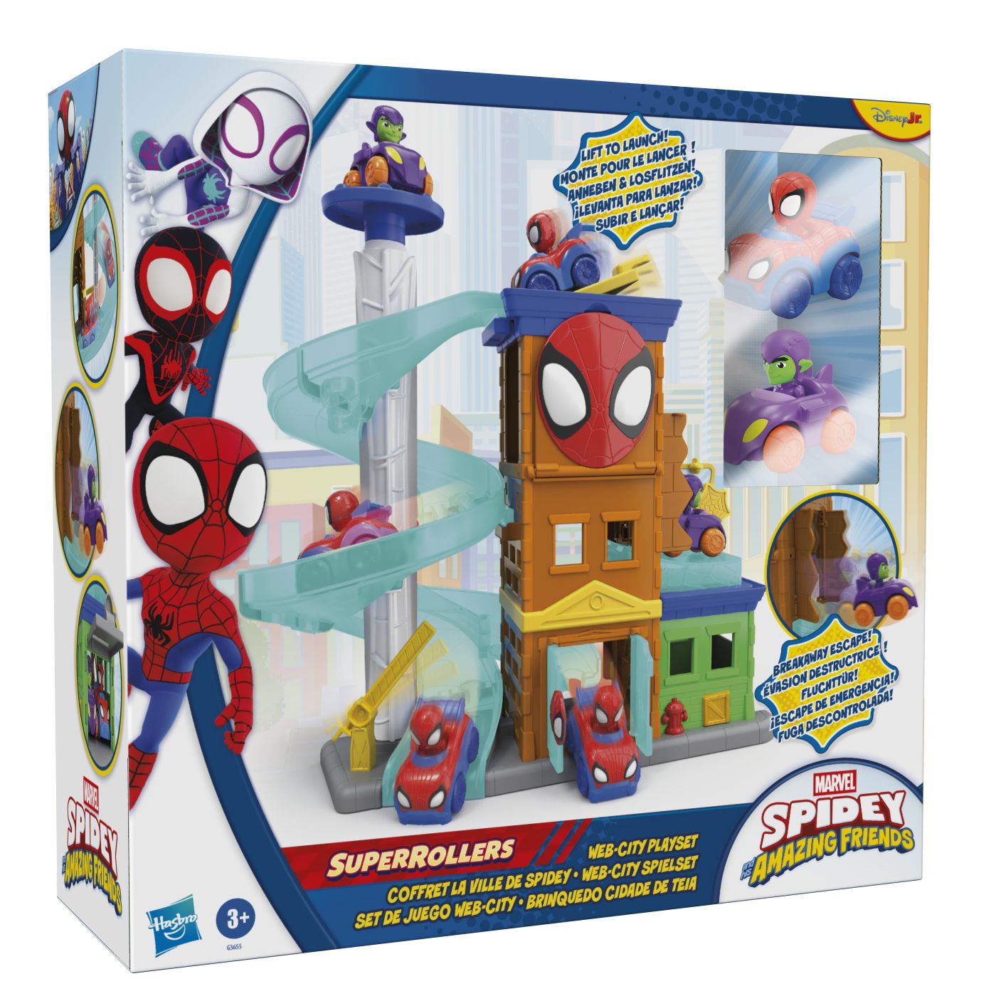 Spidey Si Prietenii Lui Uimitori Marvel Super Rollers Set De Joaca Webcity