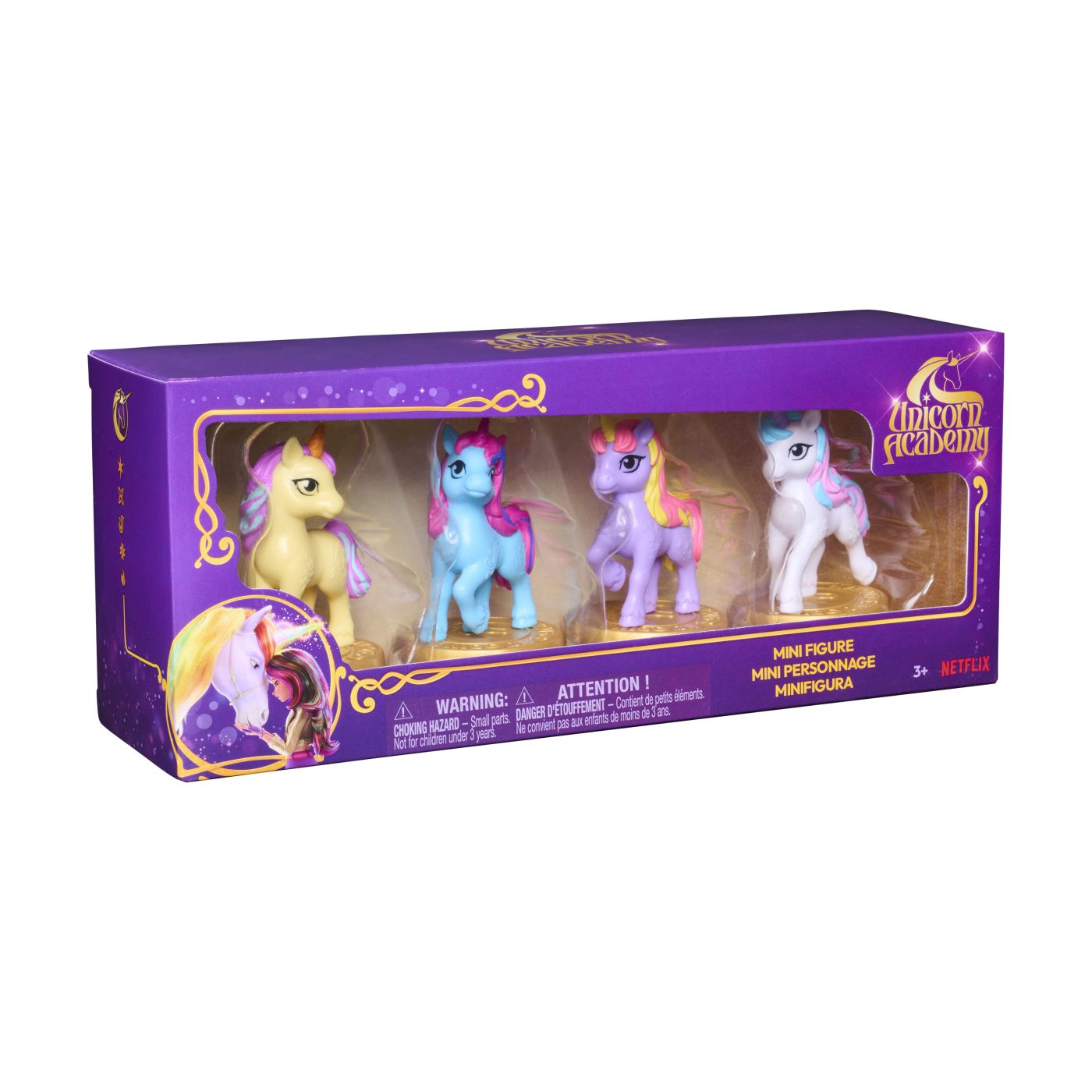 Unicorn Academy Set 4 Mini Figurine Unicorn